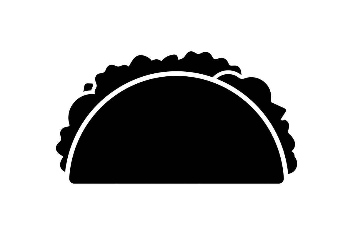 Stuffed Taco Silhouette Collection, an Object Graphic by Designer_Momina (Photo 2 of 3)