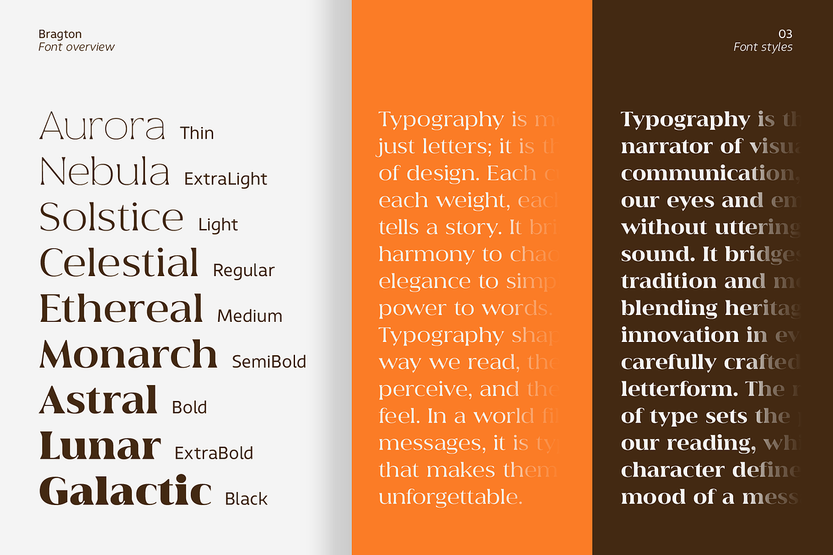 Bragton, a Serif Font by Zafara Studios (Photo 3 of 10)