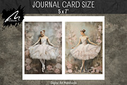 Ballerina Portraits, Pink Paper, a Person Illustration by Digital Art Mahdiseño (Thumbnail 5 of 9)
