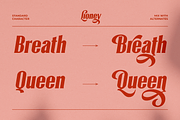 Lioney Oblique, a Font by A.Budianto (Thumbnail 6 of 8)