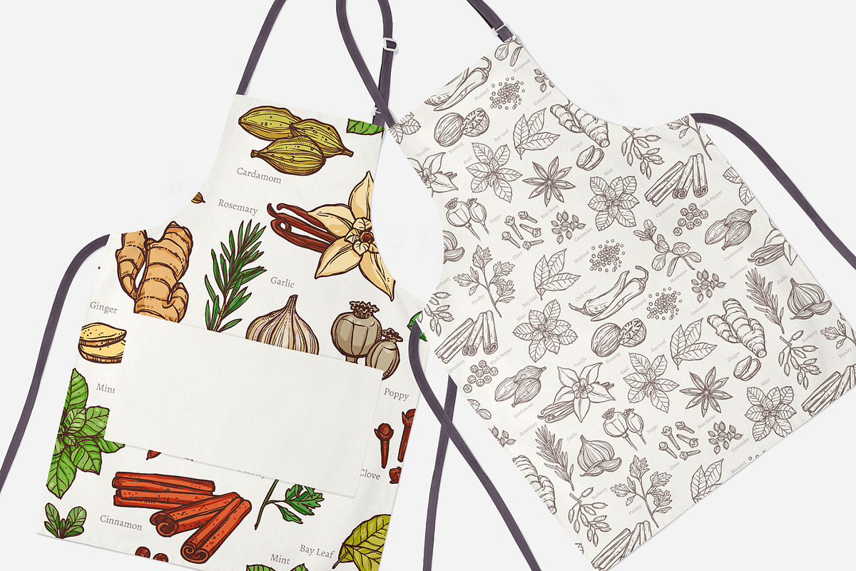 UPDATE! Herbs And Spices Sketches, a Food Illustration by alexrockheart (Photo 3 of 5)