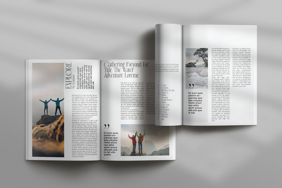 Travel Brochure Template, a Magazine Template by Creatiya Type (Photo 6 of 11)