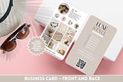 Beige QR Code Business Card, a Business Card Template by SunshineStudioBoutique (Thumbnail 1 of 9)