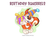 Set of Cartoon Squirrels 02. Craft, an Animal Illustration by KENO Mascots (Thumbnail 4 of 7)