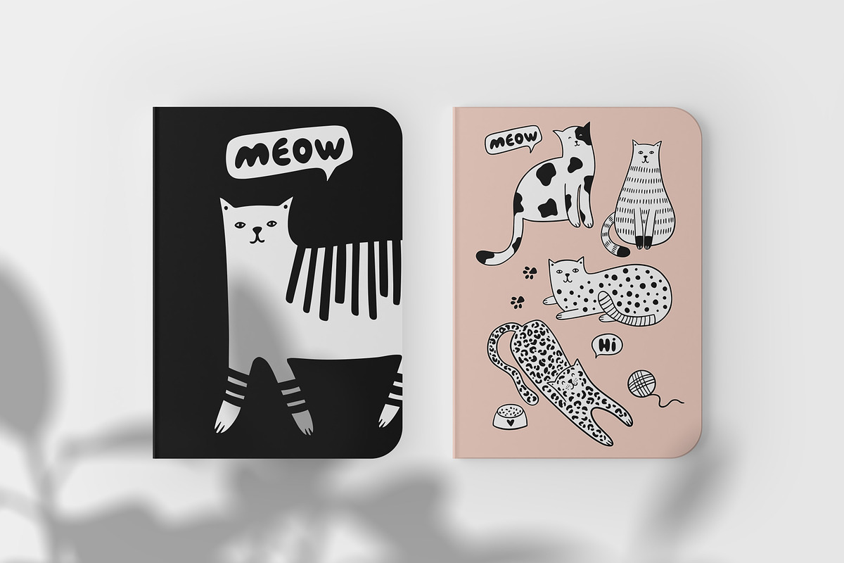 Cats and dogs! Set-2, a Background Graphic by Alona Savchuk (Photo 9 of 16)