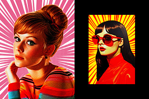 Pop Art Comic Photo Effect