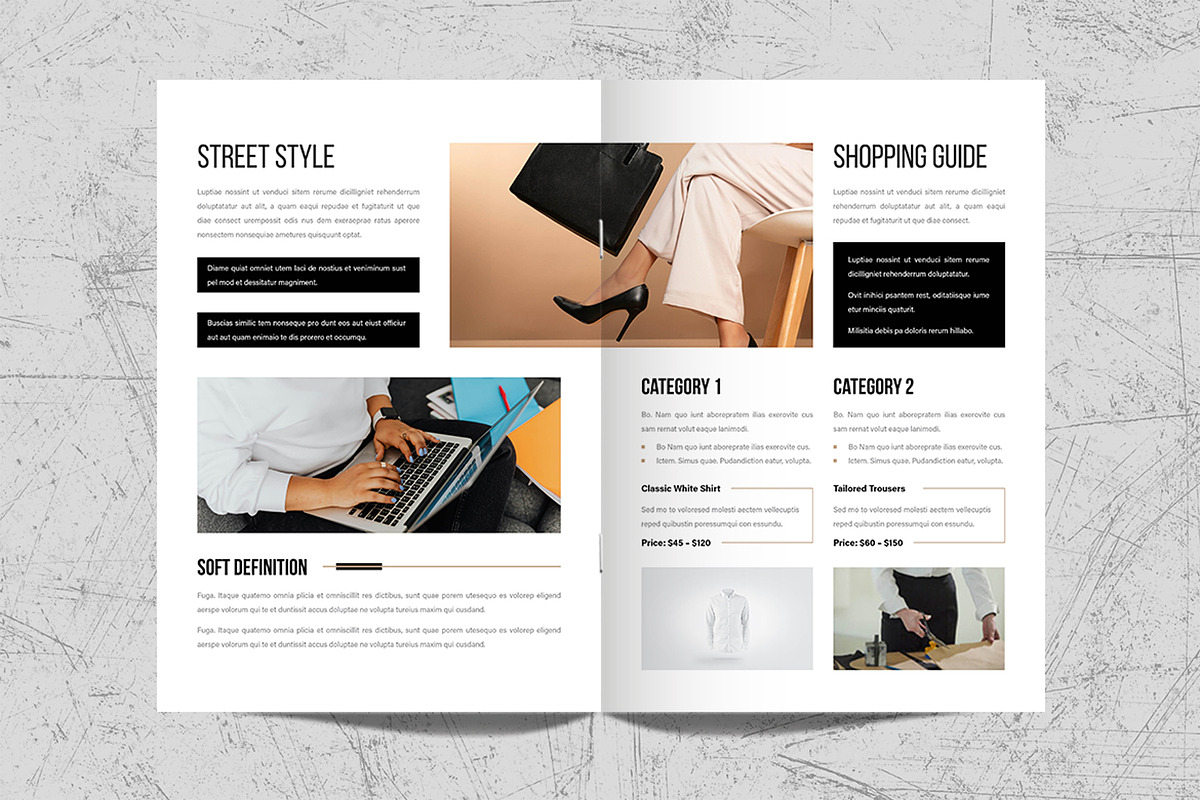 Fashion Magazine Template Design, a Magazine Template by White Graphic (Photo 10 of 11)