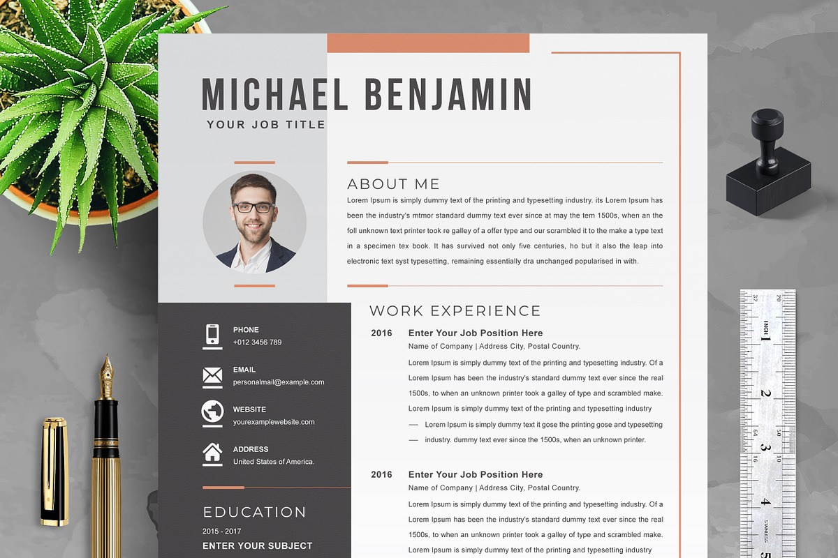 JOB WINNING RESUME - 50 TEMPLATES, a Resume Template by ResumeInventor (Photo 173 of 184)