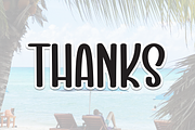 Happy Beach | Script Font, a Script Font by Scratchones (Thumbnail 8 of 8)