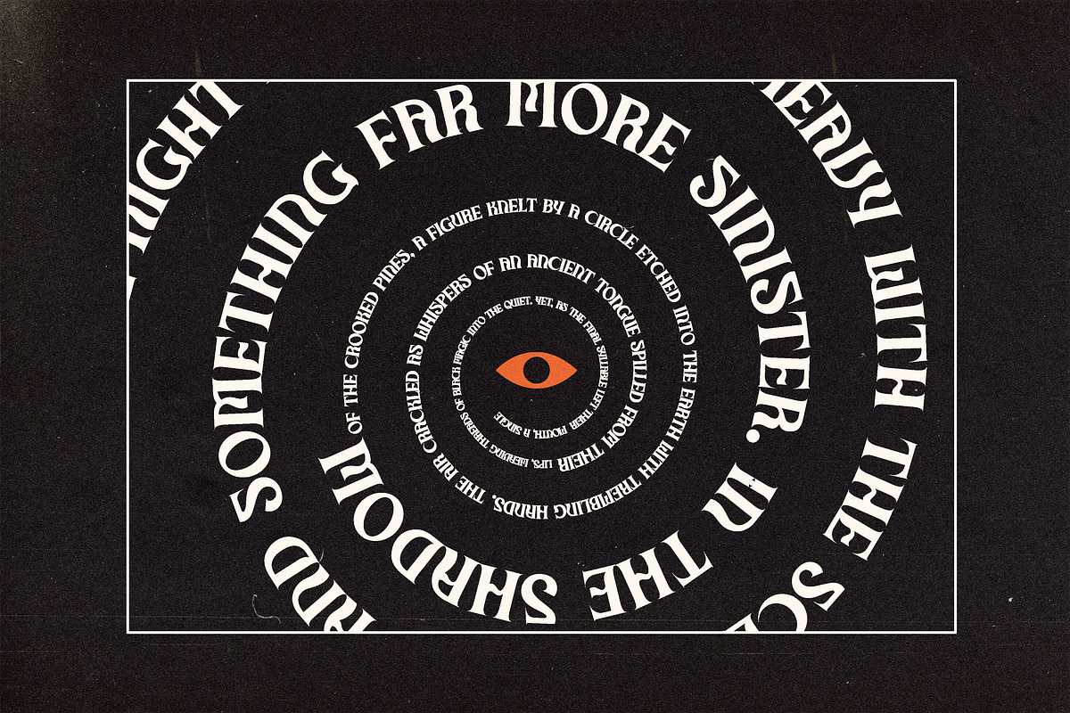 Black Magic - Occult Serif Typeface, a Serif Font by Dynamo Ultima (Photo 2 of 12)