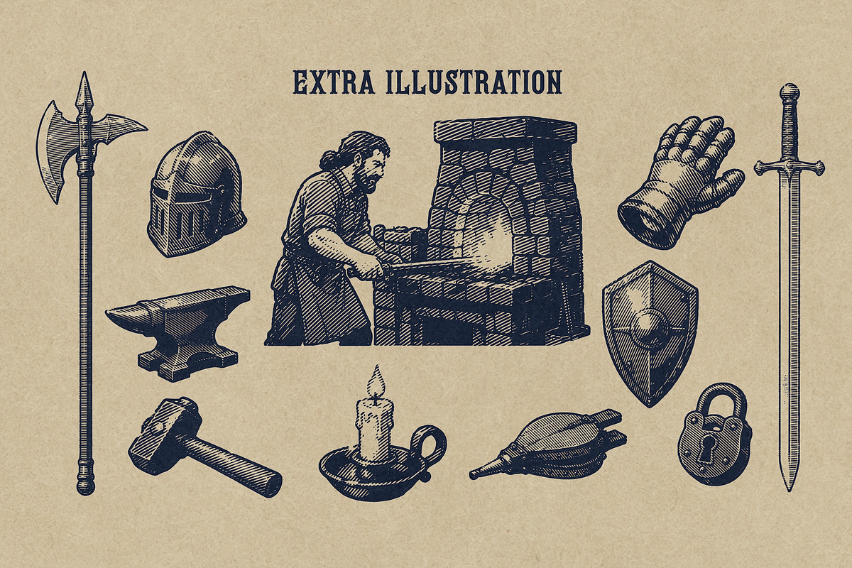 Memento – Vintage Western + Extra, a Serif Font by Kaizla03 (Photo 4 of 10)