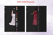 Bride and Bridesmaids Plus Size Art, a Person Illustration by DekoArt (Thumbnail 4 of 9)