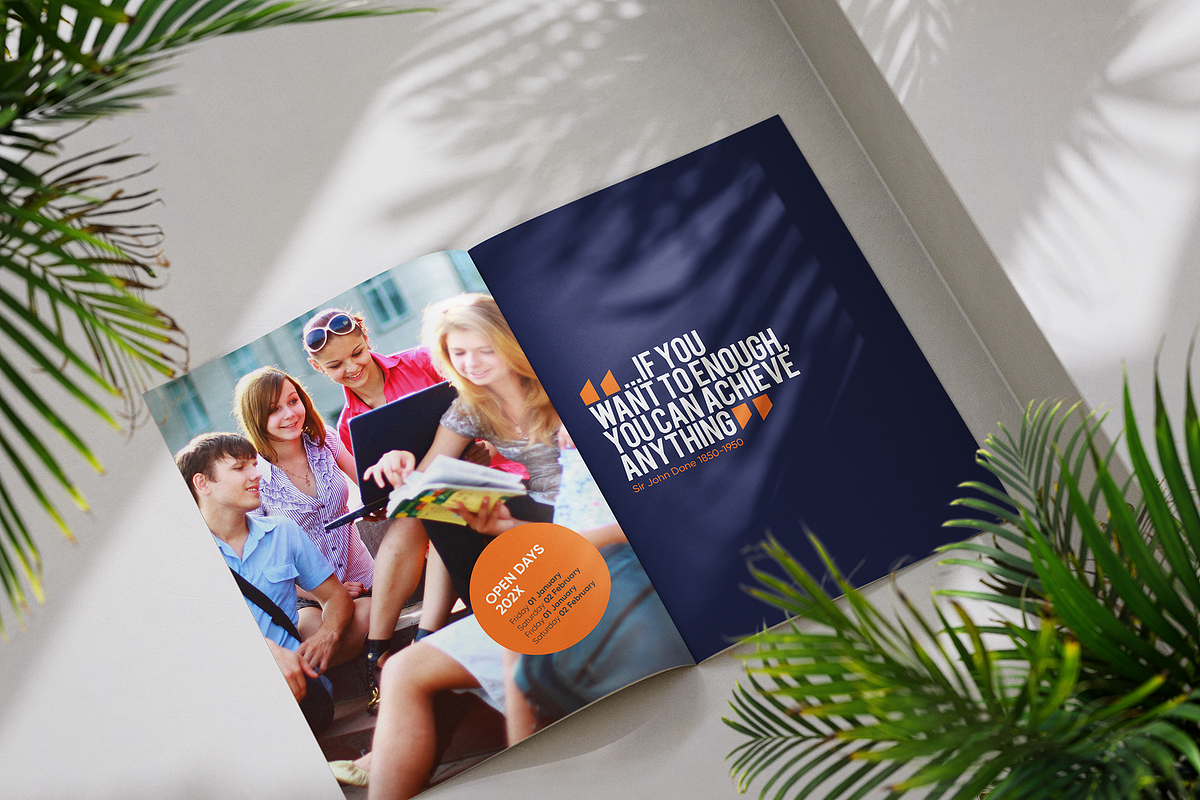 College University Prospectus, a Brochure Template by azadcsstune (Photo 3 of 10)