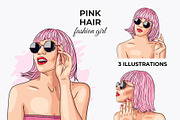 Vector Fashion Girl Portraits, a Person Illustration by Iryna Denysova (Thumbnail 5 of 11)