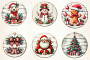 Vintage Christmas Ornaments Clipart, an Illustration by CreationArt (Thumbnail 2 of 5)