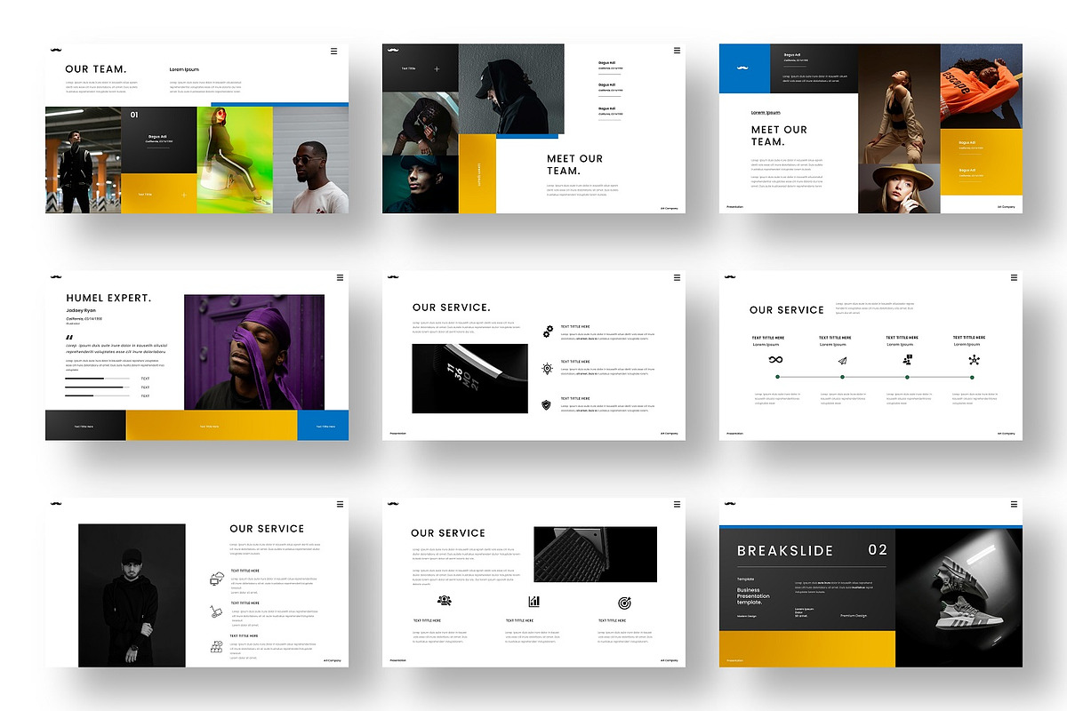 Humel - Business PowerPoint Template, a Presentation Template by Dens Creative Studio (Photo 3 of 6)