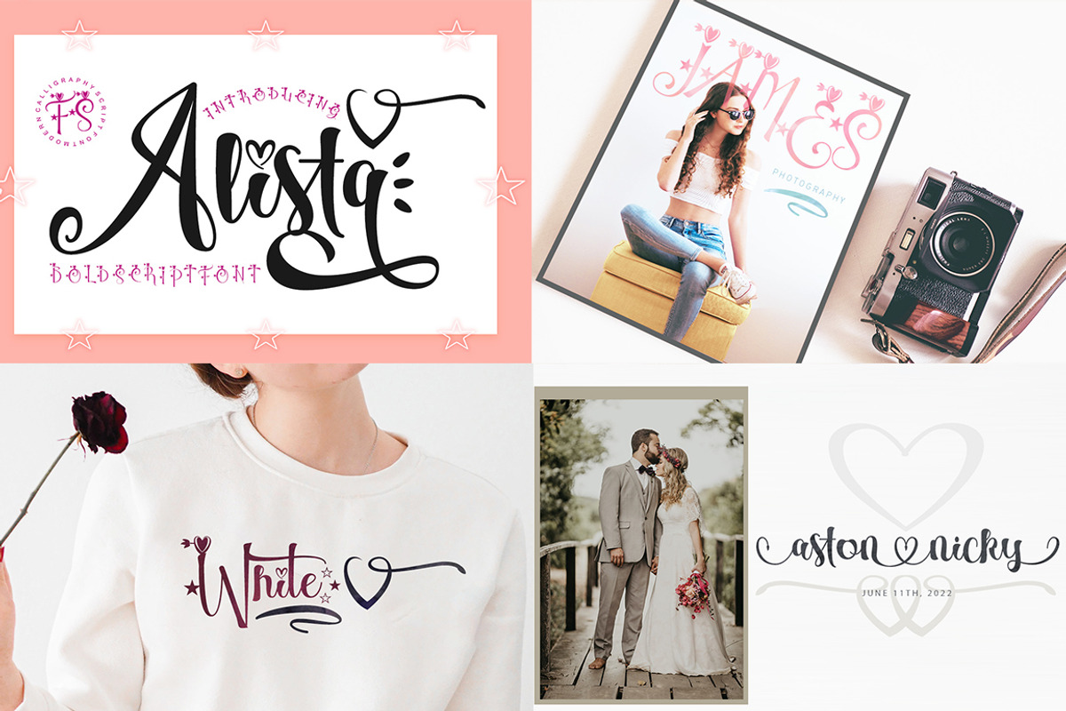 The brilliant fonts bundle, a Script Font by Franstudio (Photo 3 of 20)