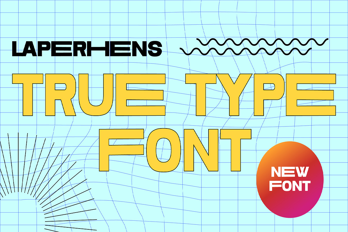 Laperhens Font, a Blackletter Font by Grappict.com (Photo 4 of 5)