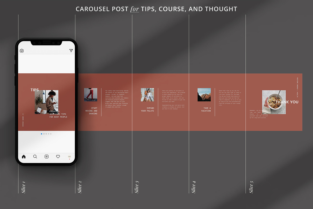 Influencer Instagram Pack | PS CANVA, a Social Media Template by Visuel Colonie® (Photo 5 of 18)