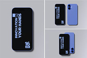 Iphone 16 Mockup, an iPhone Mockup by zpackcreative (Thumbnail 1 of 4)