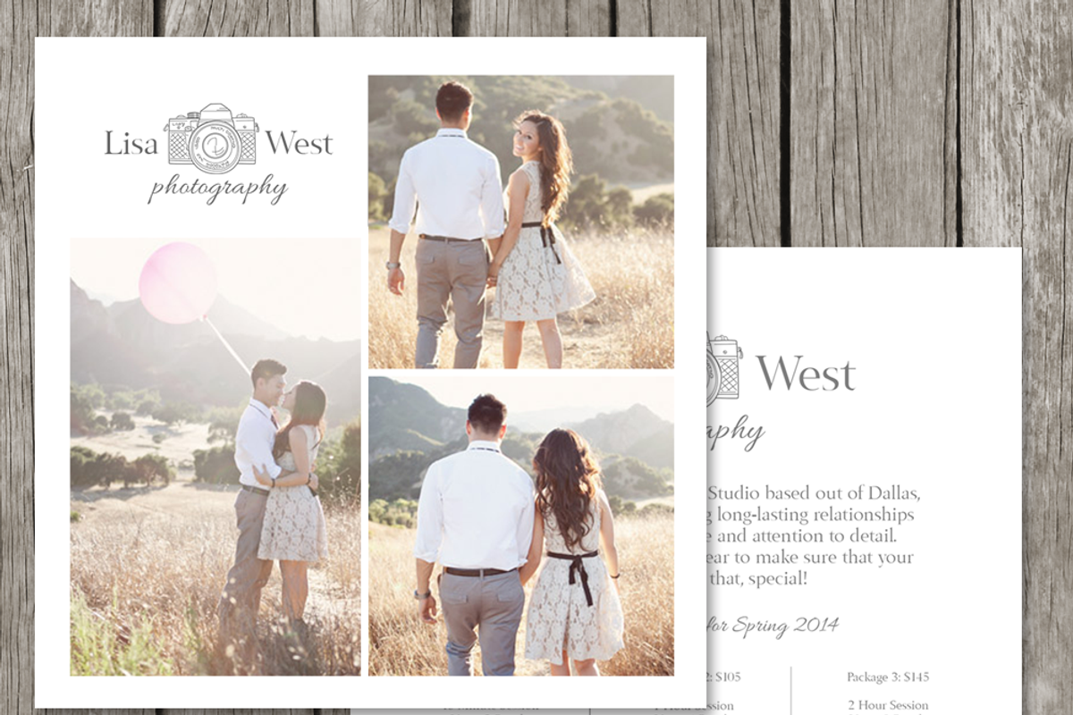Price List Template - MC05, a Card Template by Stillbrook Designs (Photo 1 of 3)