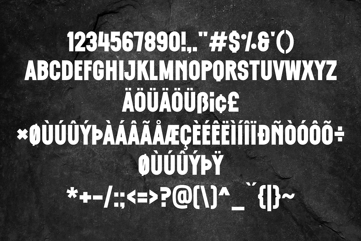 Black Stone Sans Serif Font, a Sans Serif Font by RADesigns21 (Photo 3 of 4)