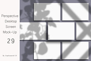 Perspective Desktop Screen Mockup 29, an iPhone Mockup by Graphicsworld125 (Thumbnail 1 of 14)