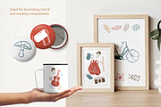 Autumn cozy elements and patterns, a Graphic by dlinnaya (Thumbnail 4 of 6)
