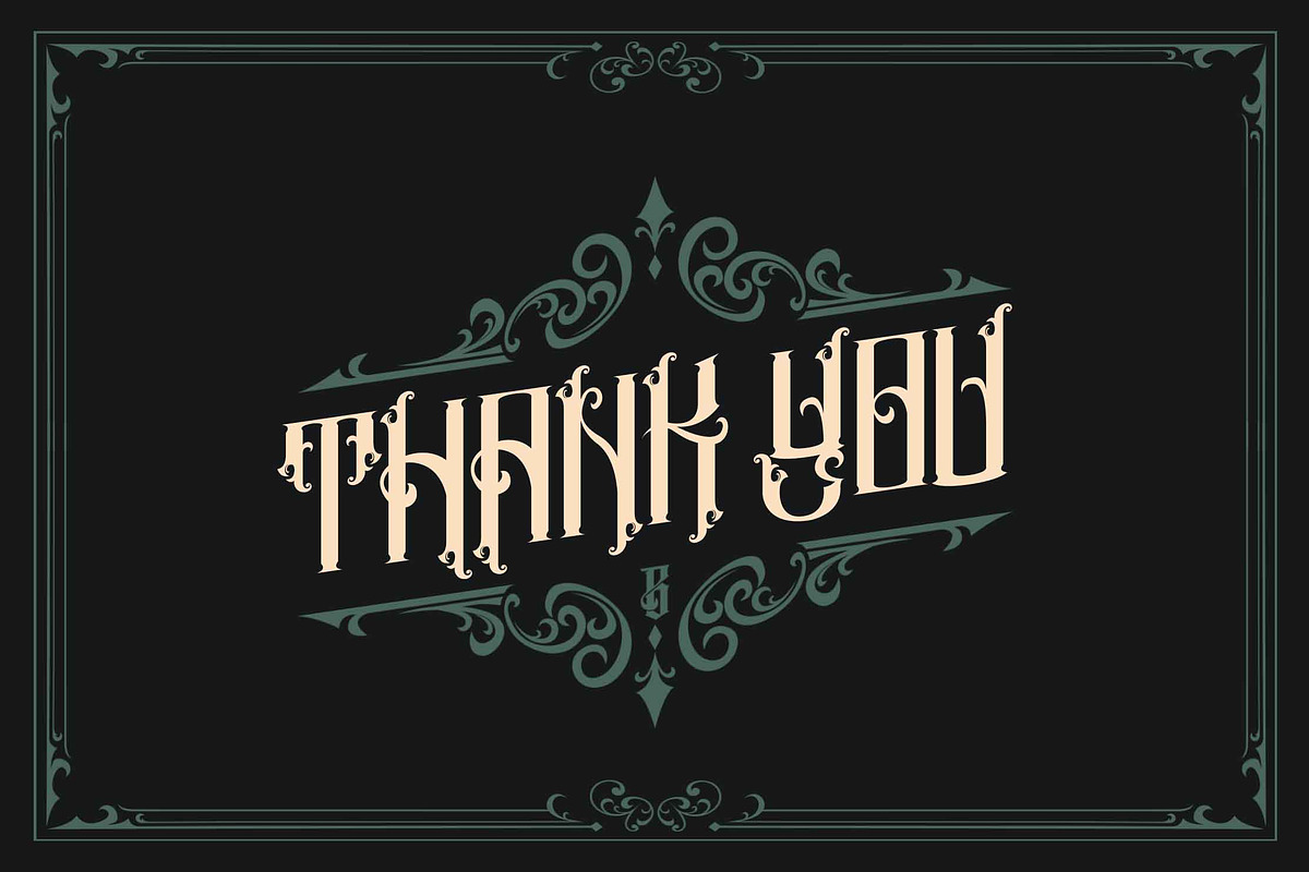 Godfrey - Classic Blackletter, a Blackletter Font by Brightone (Photo 8 of 9)
