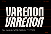 Varenon — Bold Display Typeface, a Sans Serif Font by Muksal Creative (Thumbnail 1 of 12)