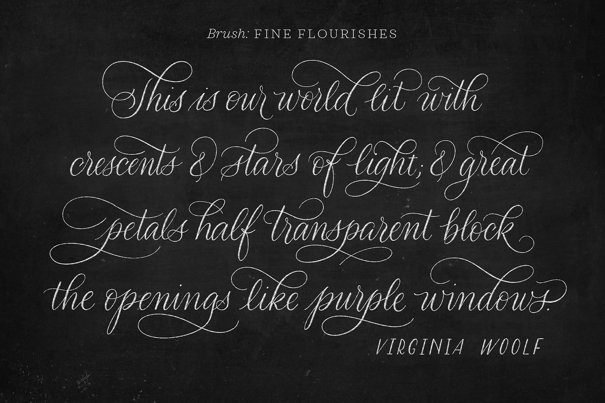 Chalk Script Procreate Brush Kit, a Brush Add-On by Molly Suber Thorpe (Photo 8 of 16)