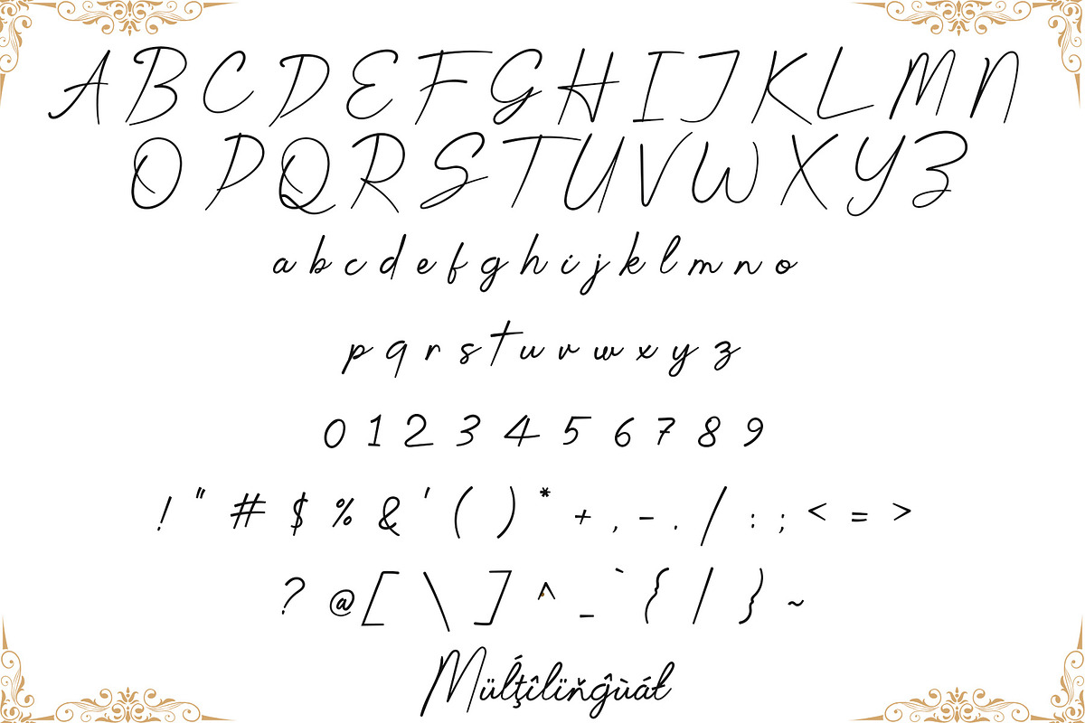 Yathel – Handwritten Font, a Script Font by NDNL Studio (Photo 6 of 7)