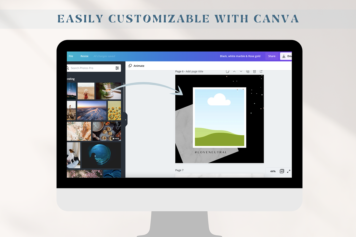 Instagram Post Templates Boho Canva, a Social Media Template by Boltik Studio (Photo 8 of 10)