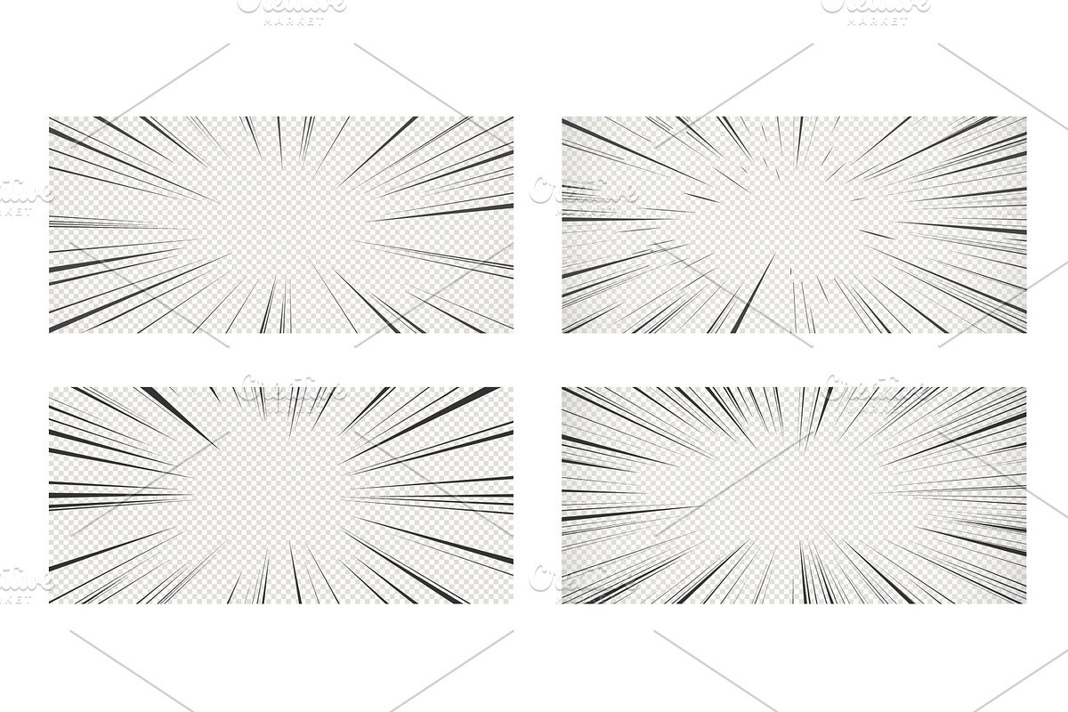 Manga vector comic effects, an Illustration by Vector Tradition