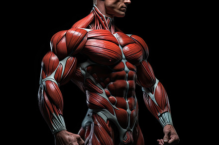 Human Muscle Anatomy - Male Muscular, a Photo by Iftikhar Alam