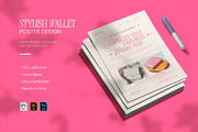 Stylish Wallet - Poster Template, a Poster Template by VUNIRA (Thumbnail 1 of 3)