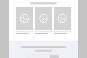 Landing Page Wireframe Template, a Landing Page Template by ContestDesign (Thumbnail 5 of 6)
