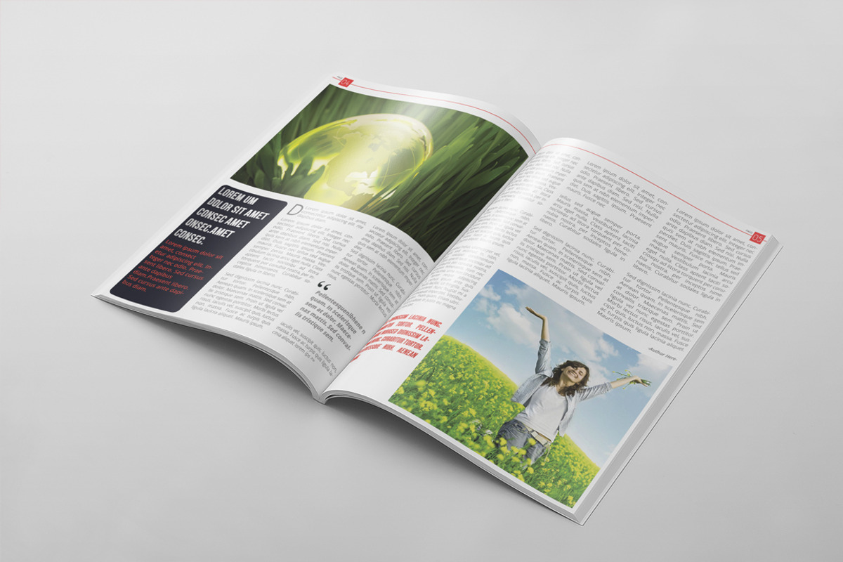 Magazine Template 15, a Magazine Template by pmvch (Photo 9 of 10)