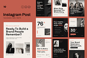 Atelier Meridian Fashion Templates, a Social Media Template by Pitchlook.Studio (Thumbnail 1 of 3)