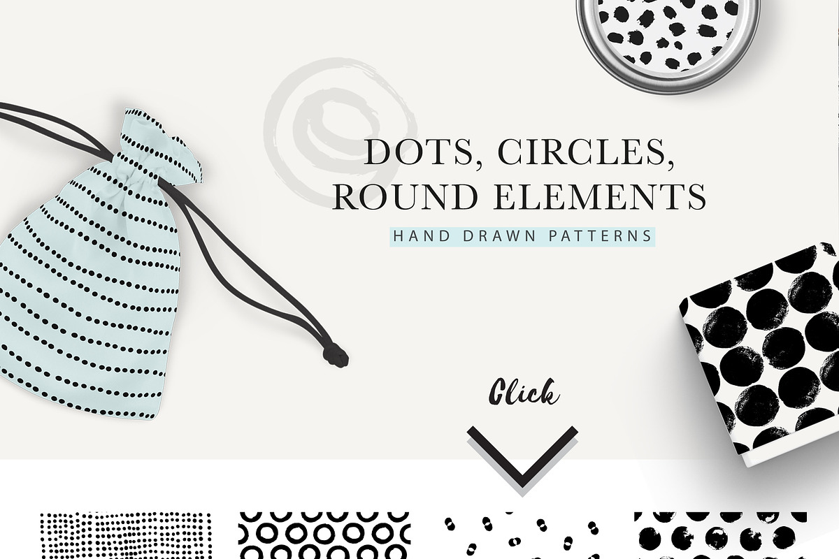 Black & White seamless patterns, a Pattern Graphic by Magnia (Photo 4 of 5)