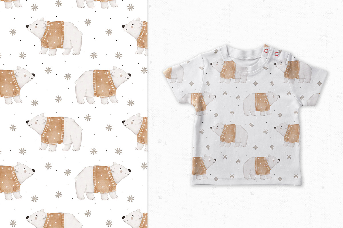 Polar Bear, a Pattern Graphic by AnnieArt (Photo 3 of 4)