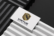 Calm Golden Lion Badge Logo, a Branding & Logo Template by Suhandi (Thumbnail 4 of 4)