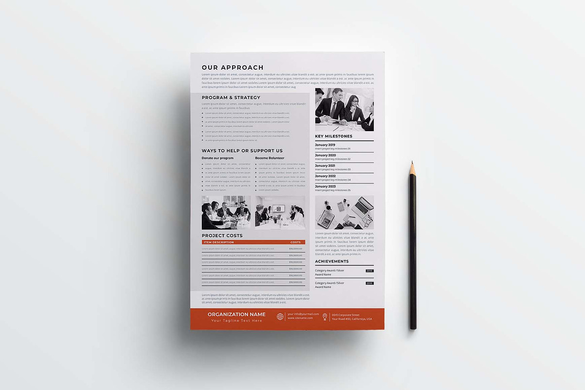 Nonprofit Organization | Bundle, a Flyer Template by obayes (Photo 12 of 15)