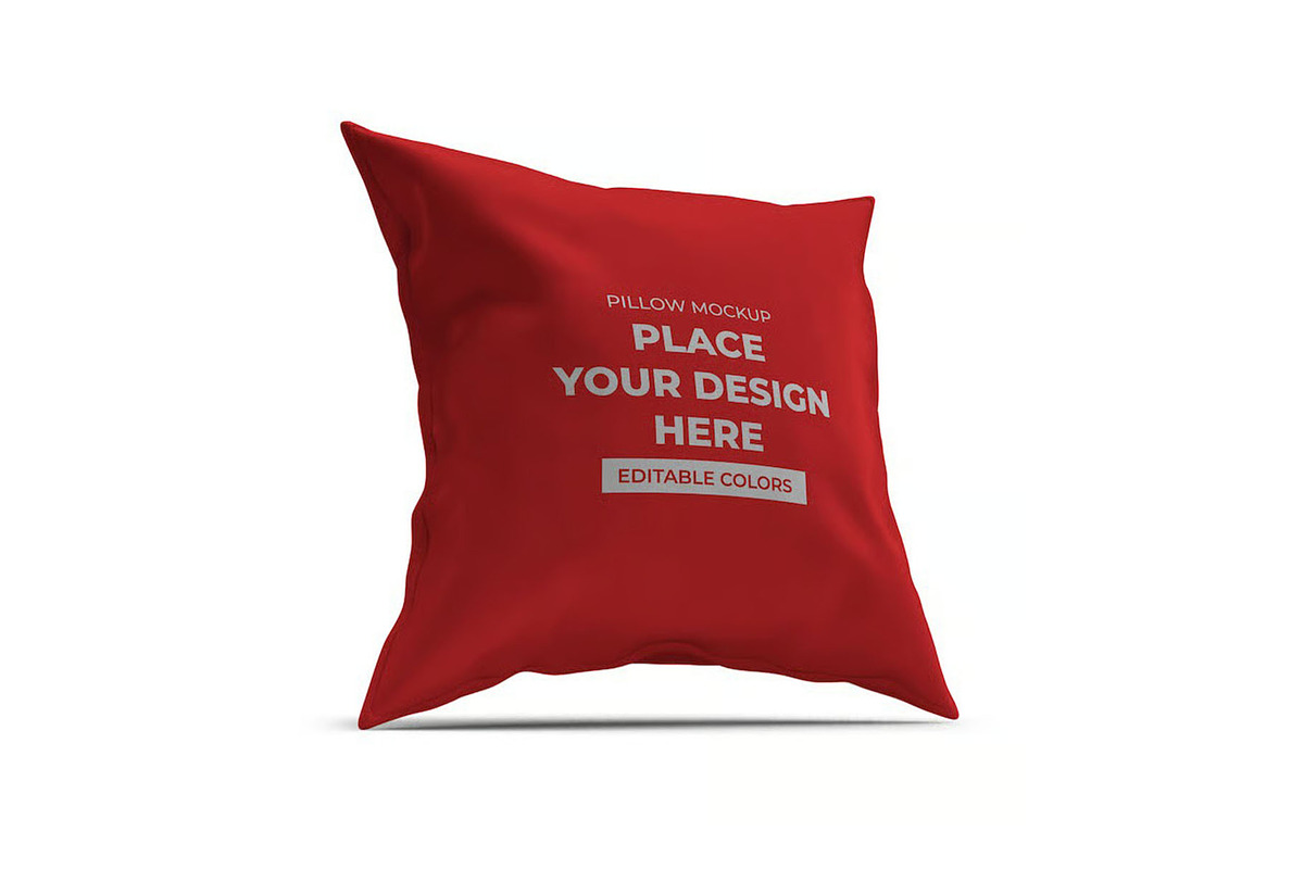 Pillow Cushion Mockup Template Set, a Household Mockup by DesignRushMarket (Photo 4 of 11)