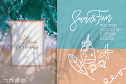 Summer Handdraw LineArt & Lettering, a Food Illustration by Lana Sham (Thumbnail 1 of 11)