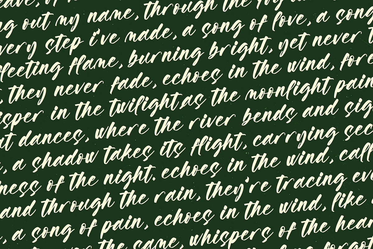 Vaughn Daniel Bold Handwritten Font, a Script Font by stylishtype.co (Photo 15 of 19)