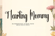 Hearting Mommy, a Handwritten Font by FreshTypeINK (Thumbnail 1 of 8)