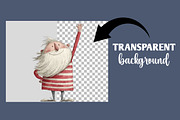 Quirky Santa Claus Clipart, an Illustration by Designworld (Thumbnail 2 of 5)