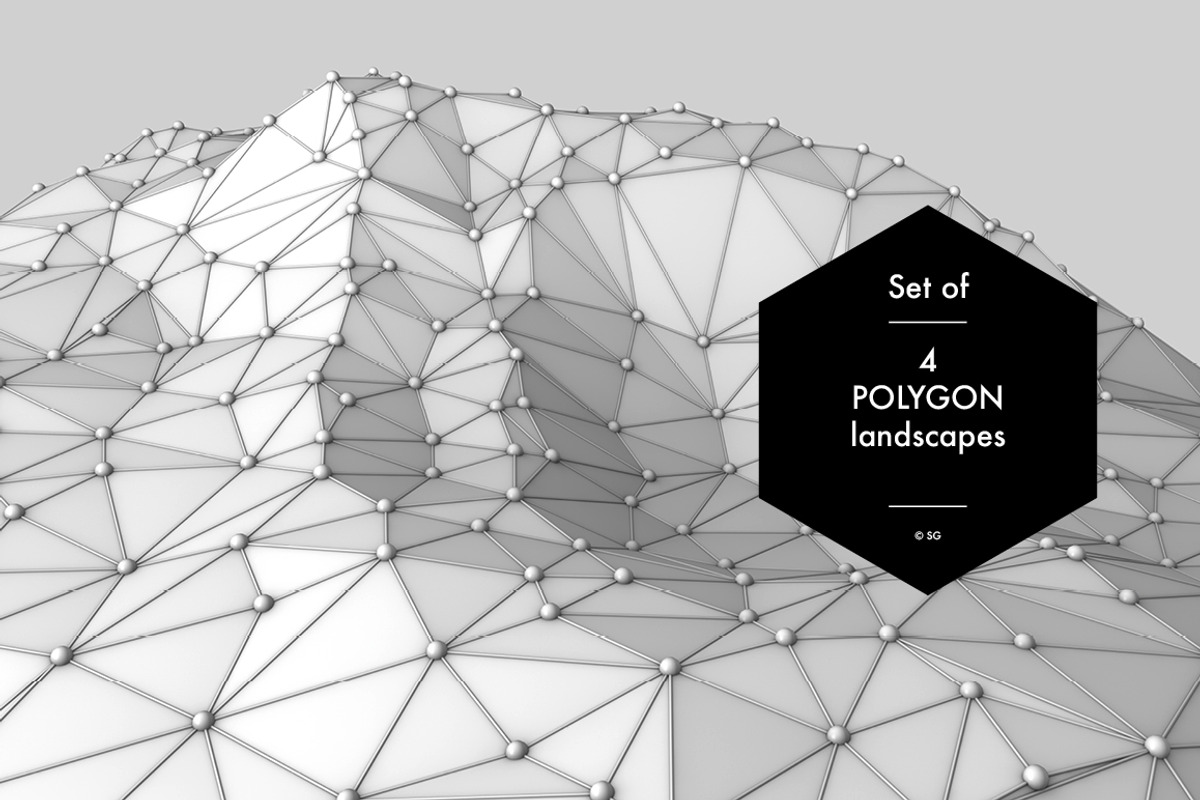 Polygon Landscape, an Illustration by helloSG (Photo 5 of 6)