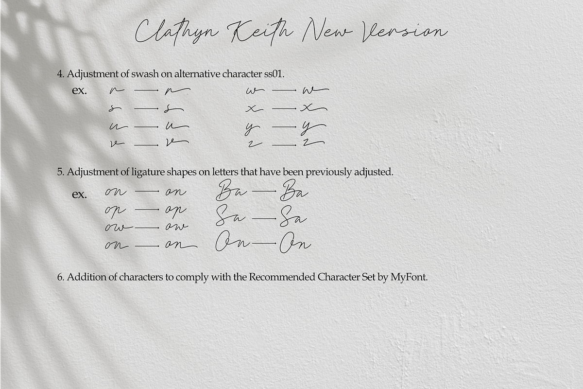 Clathyn Keith Signature, a Script Font by Hanaksara Studio (Photo 16 of 16)